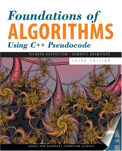 Beispielbild fr Foundations of Algorithms Using C++ Pseudocode zum Verkauf von Better World Books