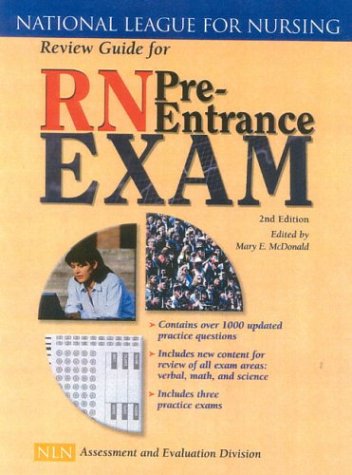 Imagen de archivo de Review Guide for RN Pre-Entrance Exam a la venta por Better World Books