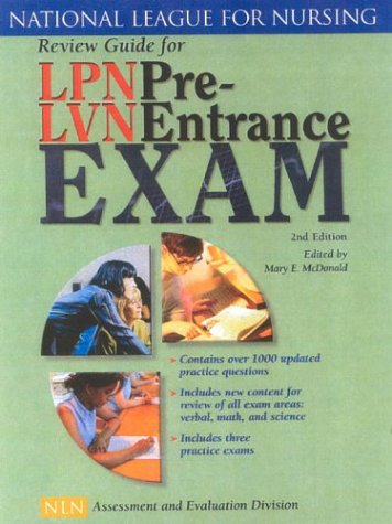 Stock image for Review Guide for LPN/LVN Pre Entrance Exam, Second Edition for sale by Wizard Books