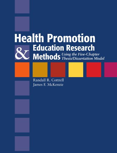 Stock image for Health Promotion and Education Research Methods : Using the Five Chapter Thesis/Dissertation Model for sale by Better World Books