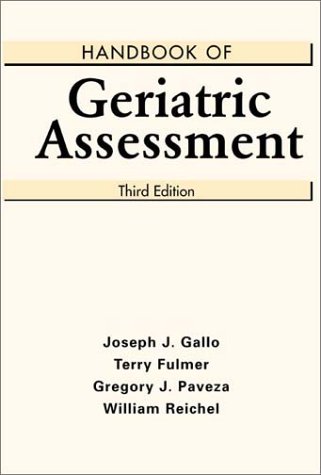 Stock image for Handbook of Geriatric Assessment for sale by Majestic Books