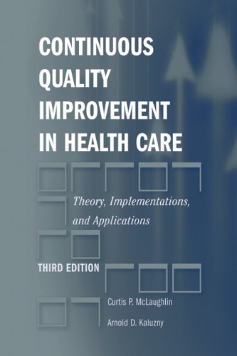 Imagen de archivo de Continuous Quality Improvement in Health Care: Theory, Implementations, and Applications a la venta por ThriftBooks-Dallas