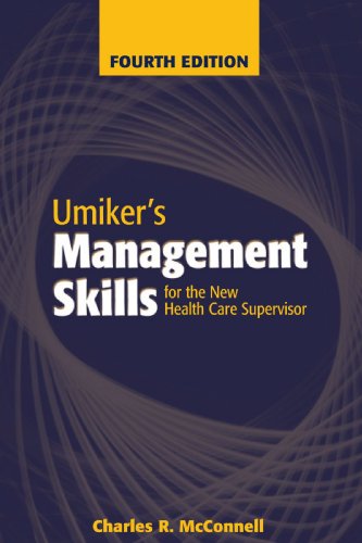 Beispielbild fr Umiker's Management Skills for the New Health Care Supervisor zum Verkauf von Better World Books