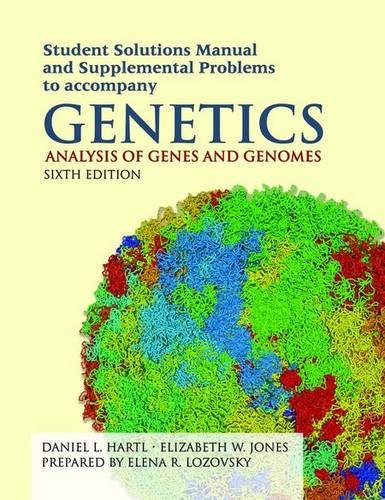 Stock image for Genetics - Student Solutions Manual and Supplement Problems for sale by BookHolders