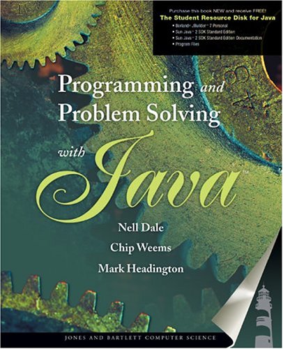 9780763730697: Programming and Problem Solving with Java