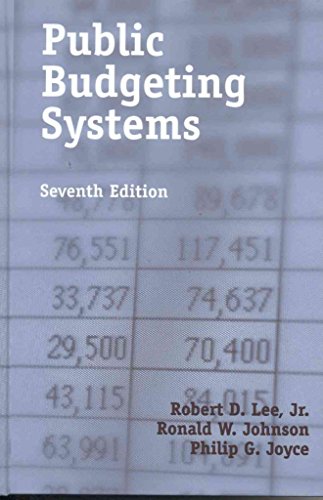 9780763731298: Public Budgeting Systems