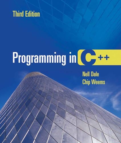 9780763732349: Programming in C++