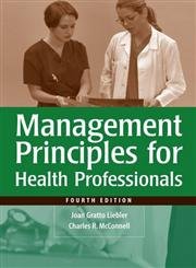 9780763733209: Management Principles for Health Professionals