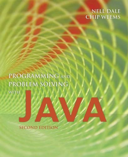 9780763734022: Programming and Problem Solving with Java