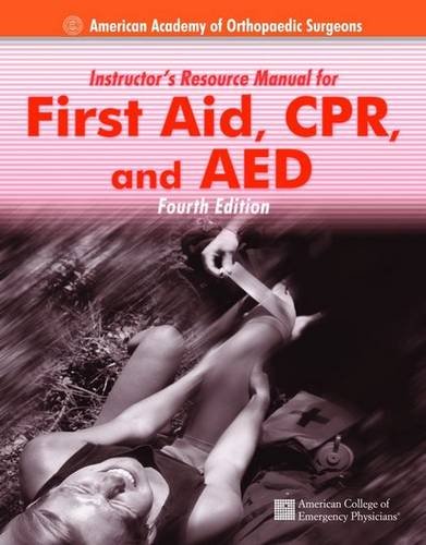 Imagen de archivo de Irm- First Aid, CPR & AED AV 4e Inst Res Manual a la venta por dsmbooks