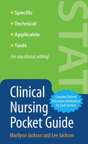 Imagen de archivo de Clinical Nursing Pocket Guide a la venta por Jenson Books Inc