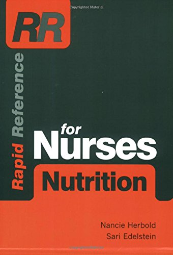 Stock image for Rapid Reference for Nurses - Nutrition for sale by Better World Books: West