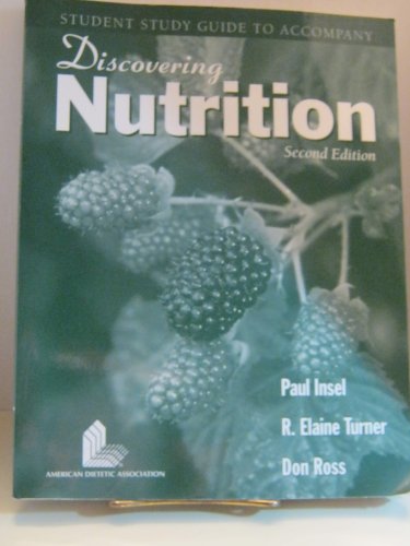 Imagen de archivo de Student Study Guide to Accompany: Discovering Nutrition, 2nd Edition a la venta por dsmbooks