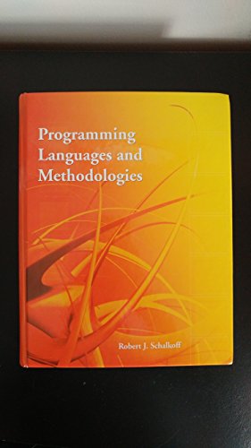 9780763740597: Programming Languages And Methodologies