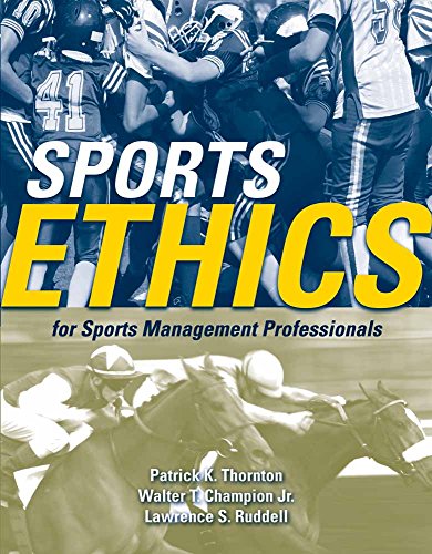 Imagen de archivo de Sports Ethics for Sports Management Professionals a la venta por Better World Books