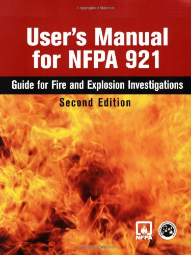 Beispielbild fr User's Manual for NFPA 921 : 2004 Edition zum Verkauf von Better World Books Ltd