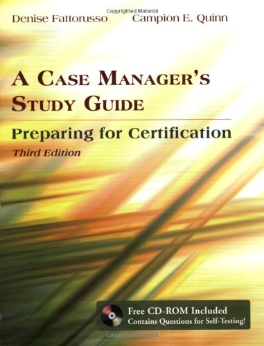 Beispielbild fr A Case Manager's Study Guide: Preparing for Certification zum Verkauf von SecondSale