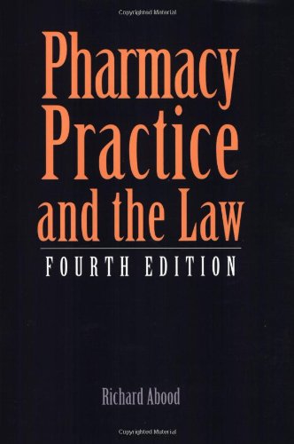 Beispielbild fr Pharmacy Practice and the Law (Pharmacy Practice & the Law) zum Verkauf von medimops