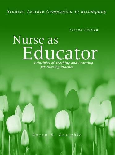 Beispielbild fr Nurse as Educator: Student Study Guide zum Verkauf von ThriftBooks-Dallas