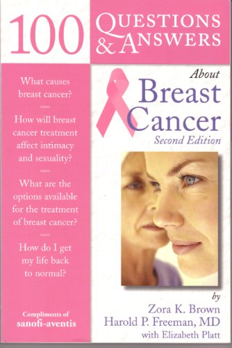 Stock image for 100 Questions & Answers About Breast Cancer for sale by Better World Books