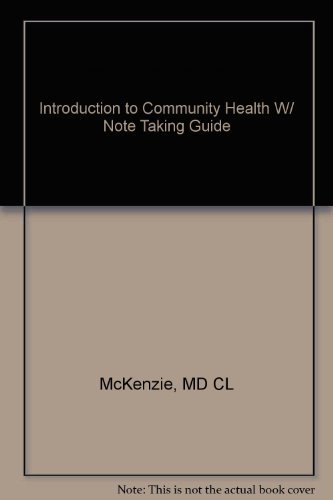 9780763754228: Introduction to Community Health with Note Taking Guide Pkg