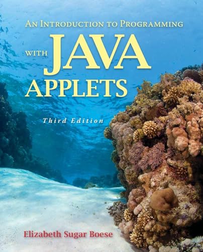 Stock image for An Introduction to Programming with Java Applets for sale by Better World Books