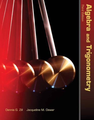 Stock image for Algebra and Trigonometry (Jones Bartlett Learning Series in Mathematics) for sale by Sharehousegoods