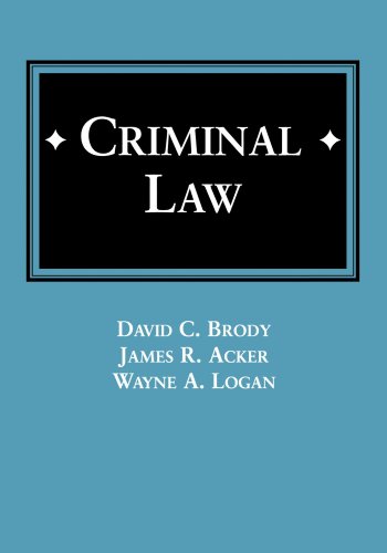 Criminal Law (9780763755928) by Brody, David