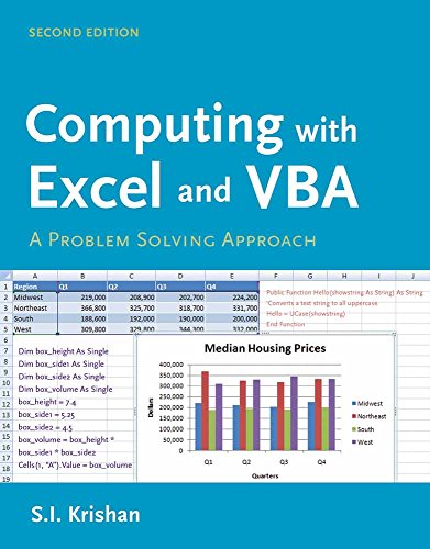 Stock image for Computing with Excel and VBA for sale by SecondSale