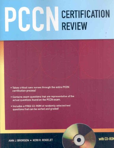 Stock image for PCCN Certification Review (Brorsen, PCCN Certification Review with CD-ROM) for sale by SecondSale