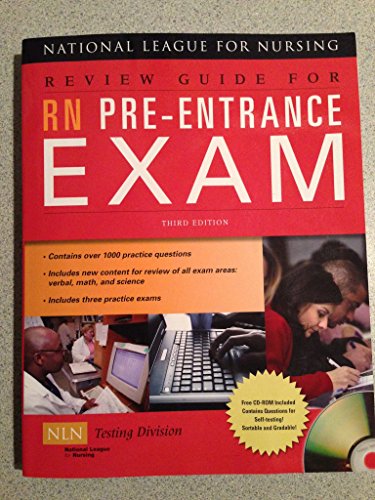 Beispielbild fr Review Guide for RN Pre-Entrance Exam (National League for Nursing Series (All NLN Titles)) zum Verkauf von Books of the Smoky Mountains