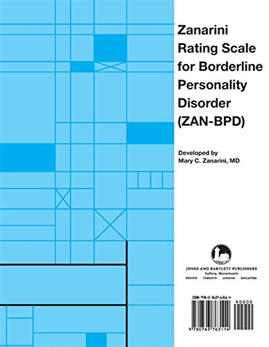 9780763763114: Zanarini Rating Scale for Borderline Personality Disorder Zan-bpd