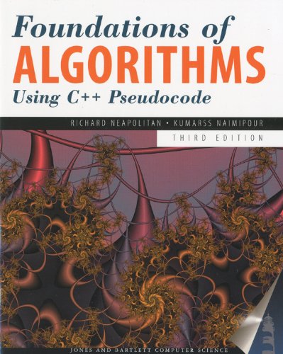 9780763763541: Foundations of Algorithms Using C++ Pseudocode