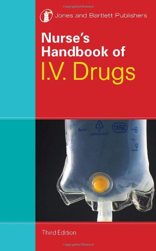 Beispielbild fr Nurse's Handbook of IV Drugs zum Verkauf von Better World Books