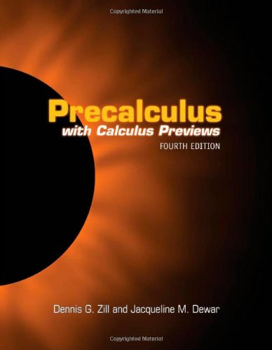 Stock image for Precalculus With Calculus Previews for sale by Books Puddle