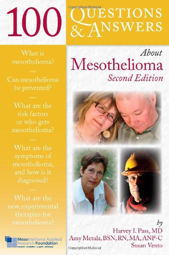 Beispielbild fr 100 Questions and Answers about Mesothelioma zum Verkauf von Better World Books