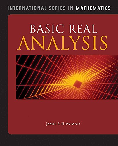 9780763773182: Basic Real Analysis (International Series in Mathematics)
