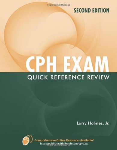 Imagen de archivo de CPH Exam Quick Reference Review a la venta por Sunshine State Books