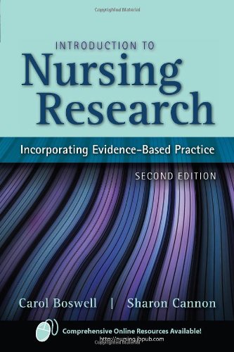Beispielbild fr Introduction To Nursing Research: Incorporating Evidence Based Practice zum Verkauf von Ergodebooks
