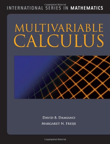 Beispielbild fr Multivariable Calculus (International Series in Mathematics) zum Verkauf von BooksRun