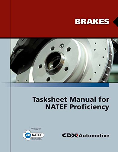 Stock image for Brakes Tasksheet Manual for NATEF Proficiency for sale by dsmbooks