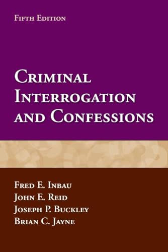 Imagen de archivo de Criminal Interrogation and Confessions a la venta por Seattle Goodwill