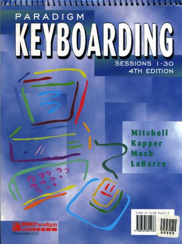 Stock image for Paradigm Keyboarding: Sessions 1-30 for sale by Wonder Book
