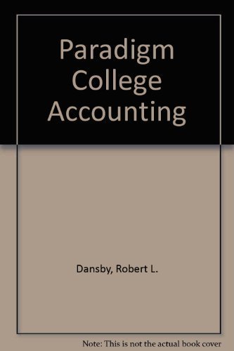 9780763801632: Paradigm College Accounting
