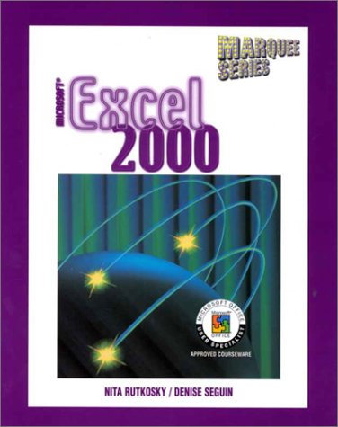 Beispielbild fr Microsoft Excel 2000 (Marquee Series) zum Verkauf von Ergodebooks
