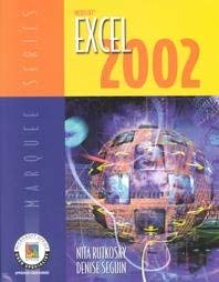 Beispielbild fr Microsoft Excel 2002 (Marquee Series) zum Verkauf von Ergodebooks