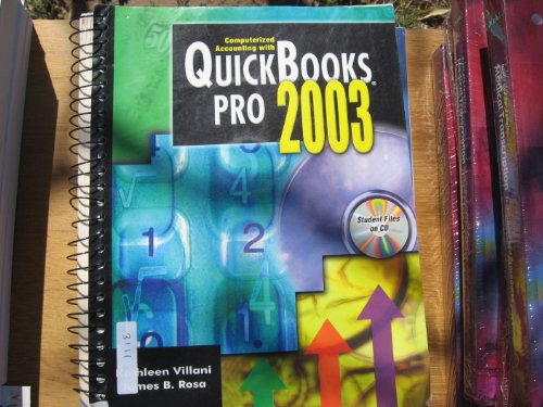 Beispielbild fr Quickbooks Pro 2003 zum Verkauf von Ergodebooks
