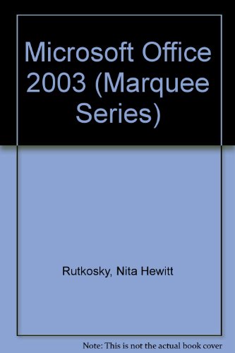 9780763820770: Microsoft Office 2003 (Marquee Series)