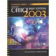 Beispielbild fr Microsoft Brief Office 2003 (Marquee Series) zum Verkauf von HPB-Red