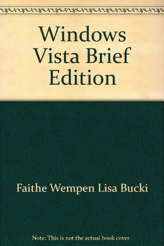 Imagen de archivo de Windows Vista, Brief Edition a la venta por BookHolders